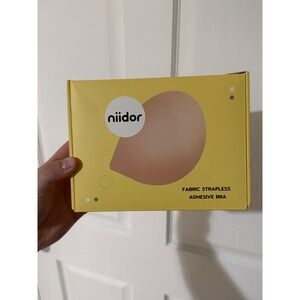 niidor Fabric Strapless Adhesive Bra Reusable Nipple Covers